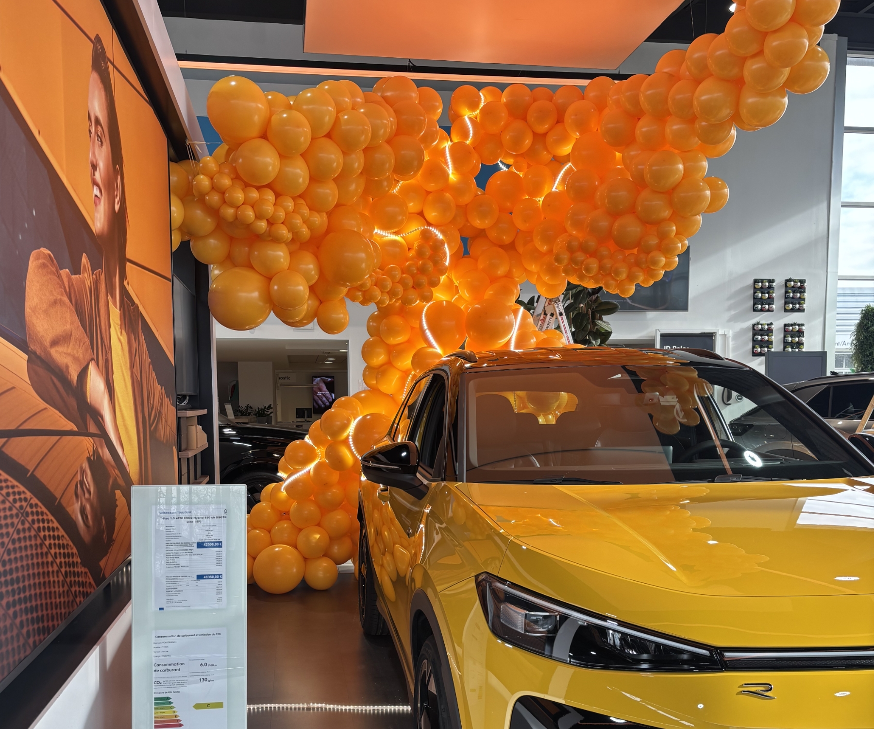 Décoration évènement Volkswagen Toulouse